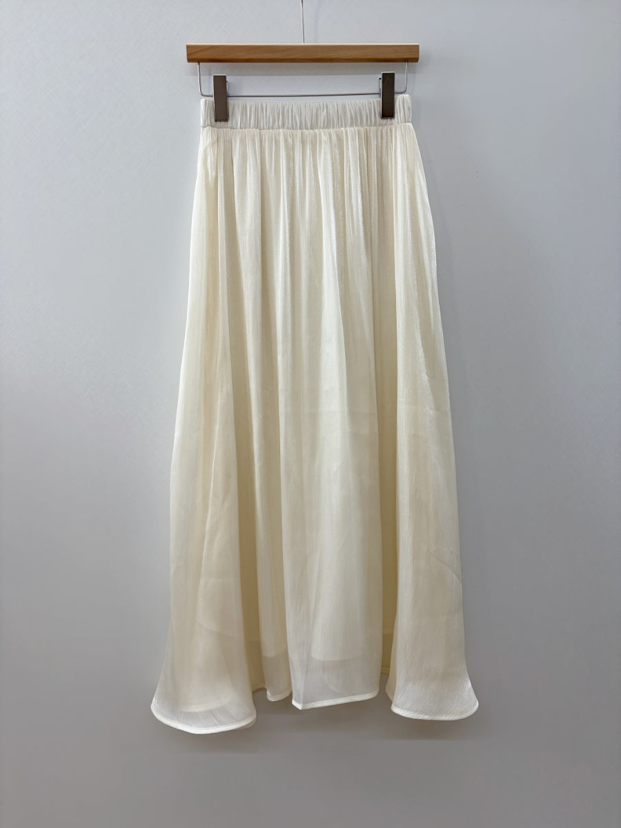 Silky organza skirt