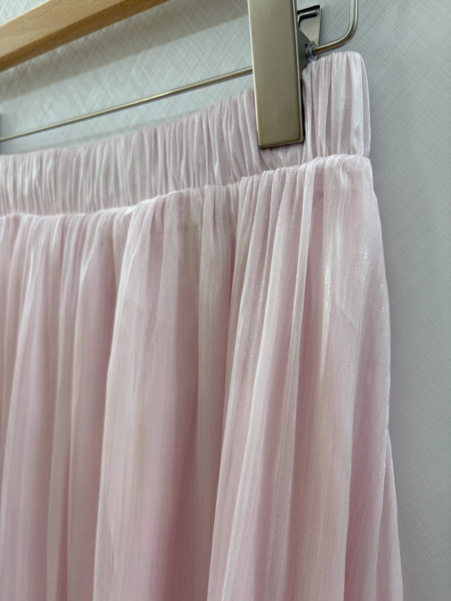 Silky organza skirt