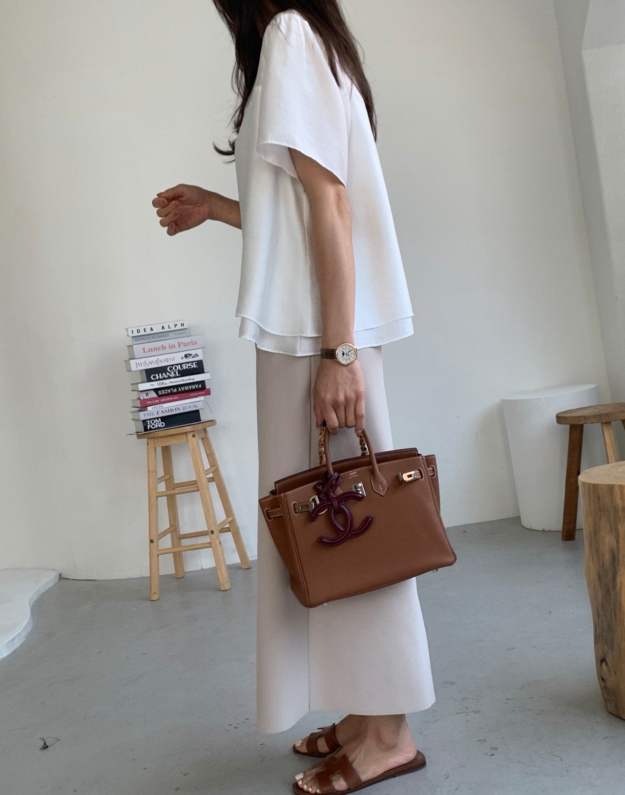 Double-layered blouse