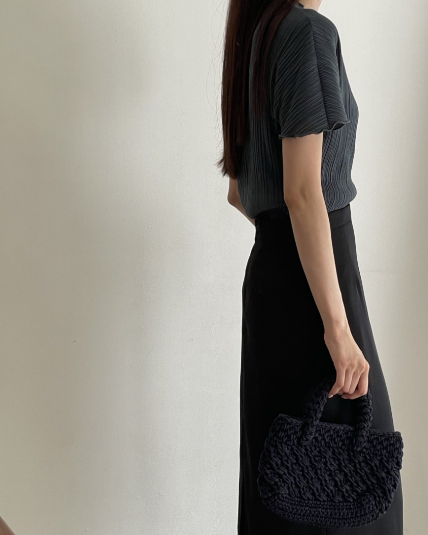 Pleated blouse