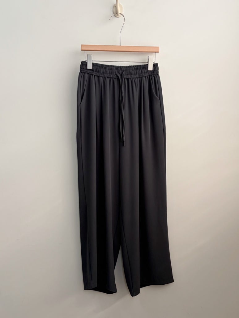Silky wide leg pants