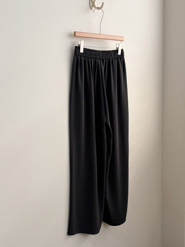 Silky wide leg pants