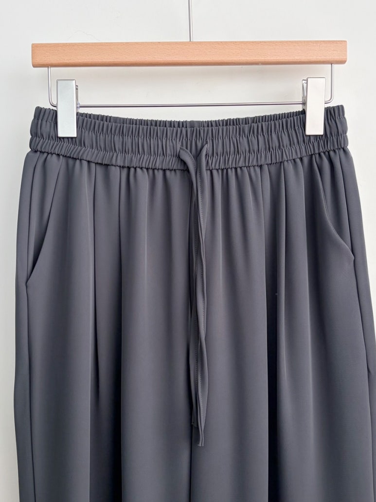 Silky wide leg pants