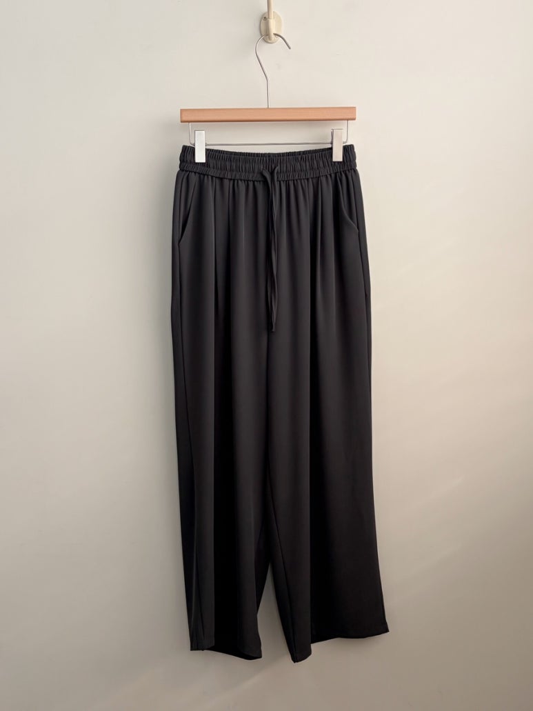 Silky wide leg pants