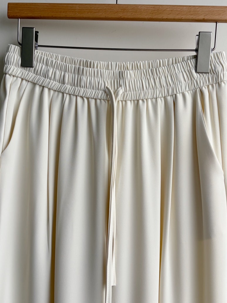 Silky wide leg pants
