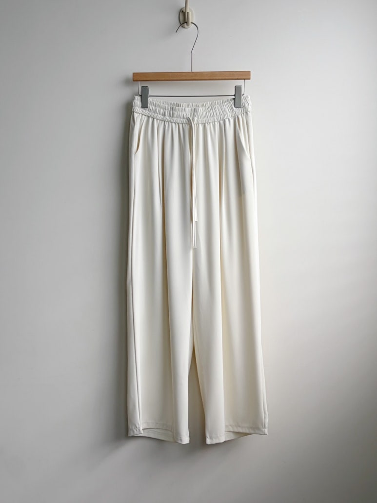 Silky wide leg pants