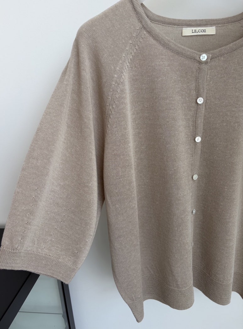 Linen cardigan