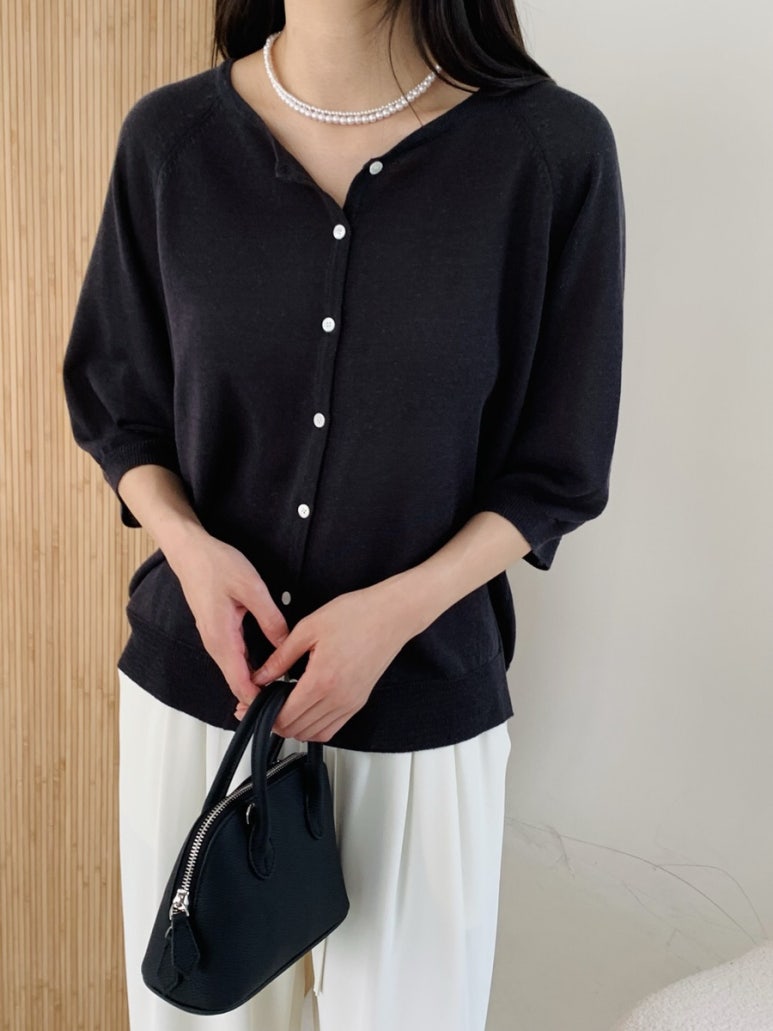 Linen cardigan