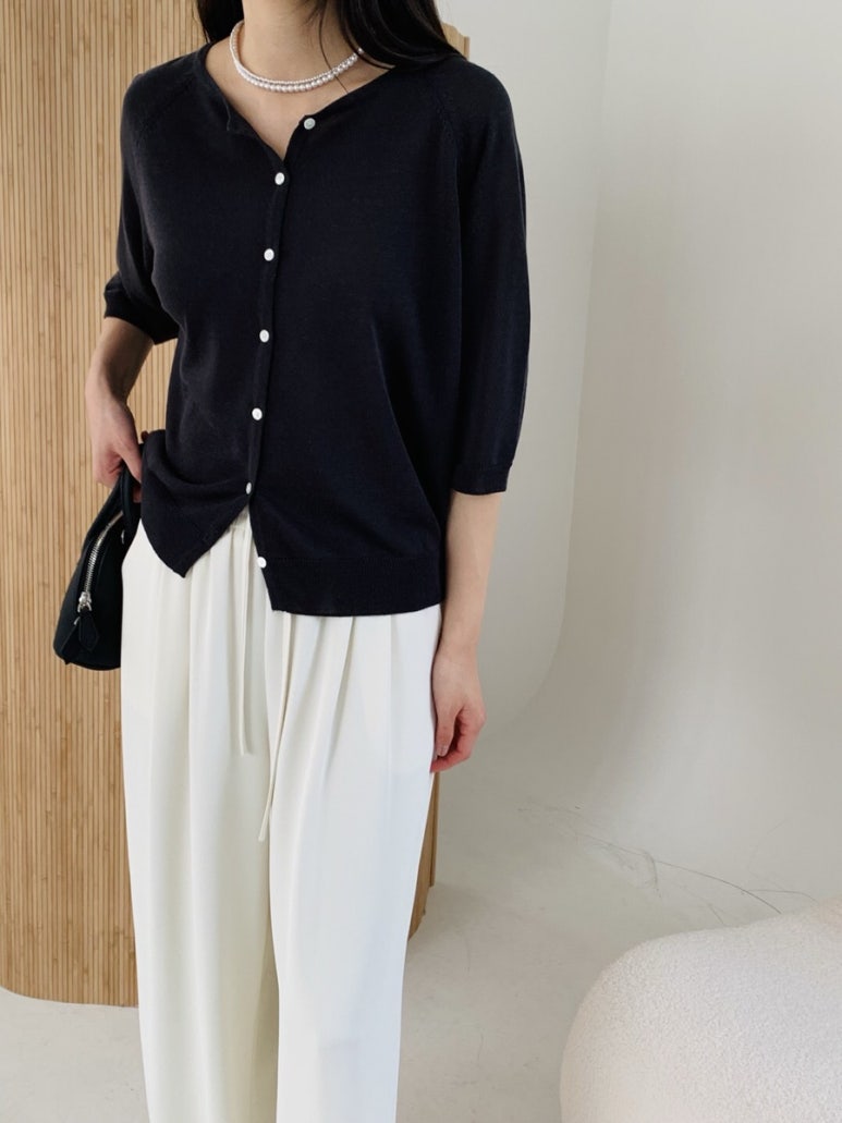 Linen cardigan