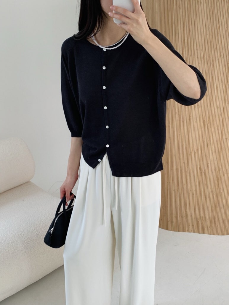 Linen cardigan