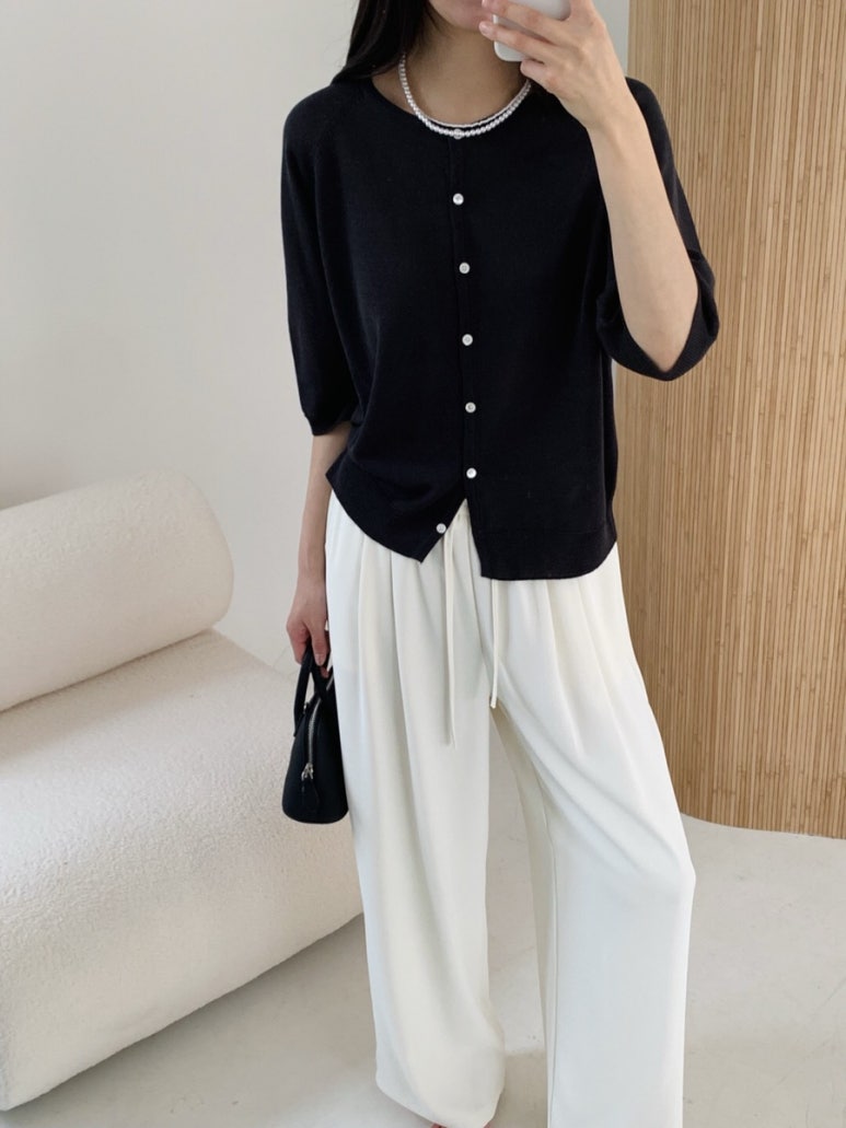 Linen cardigan