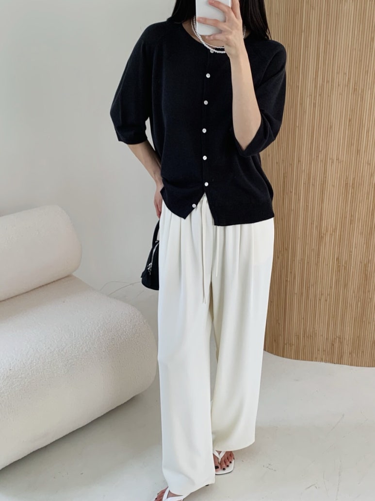 Linen cardigan
