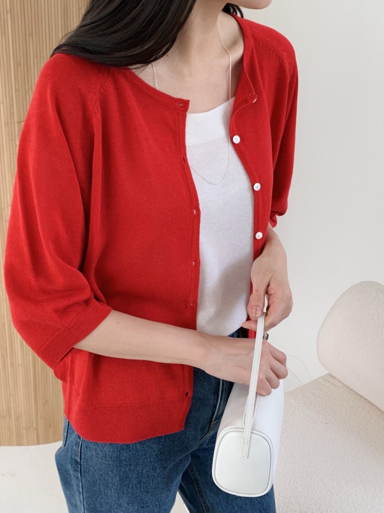 Linen cardigan