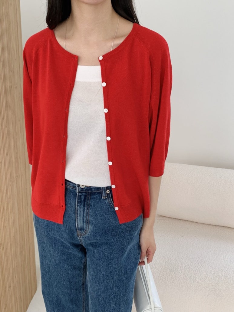 Linen cardigan