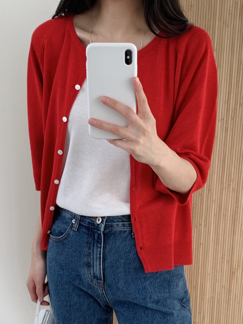 Linen cardigan