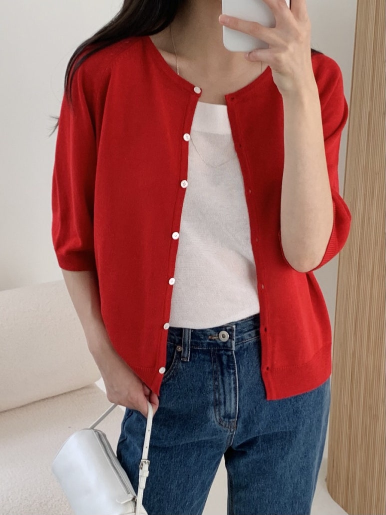 Linen cardigan