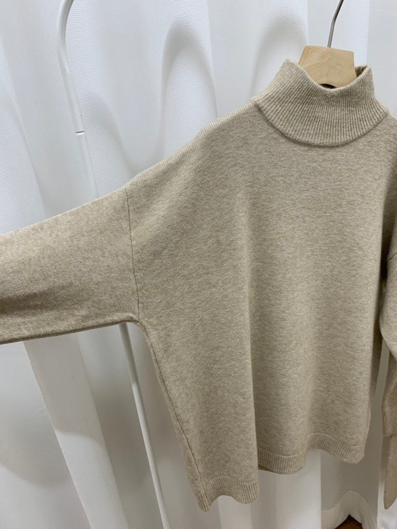 (F/W) Half neck knit set