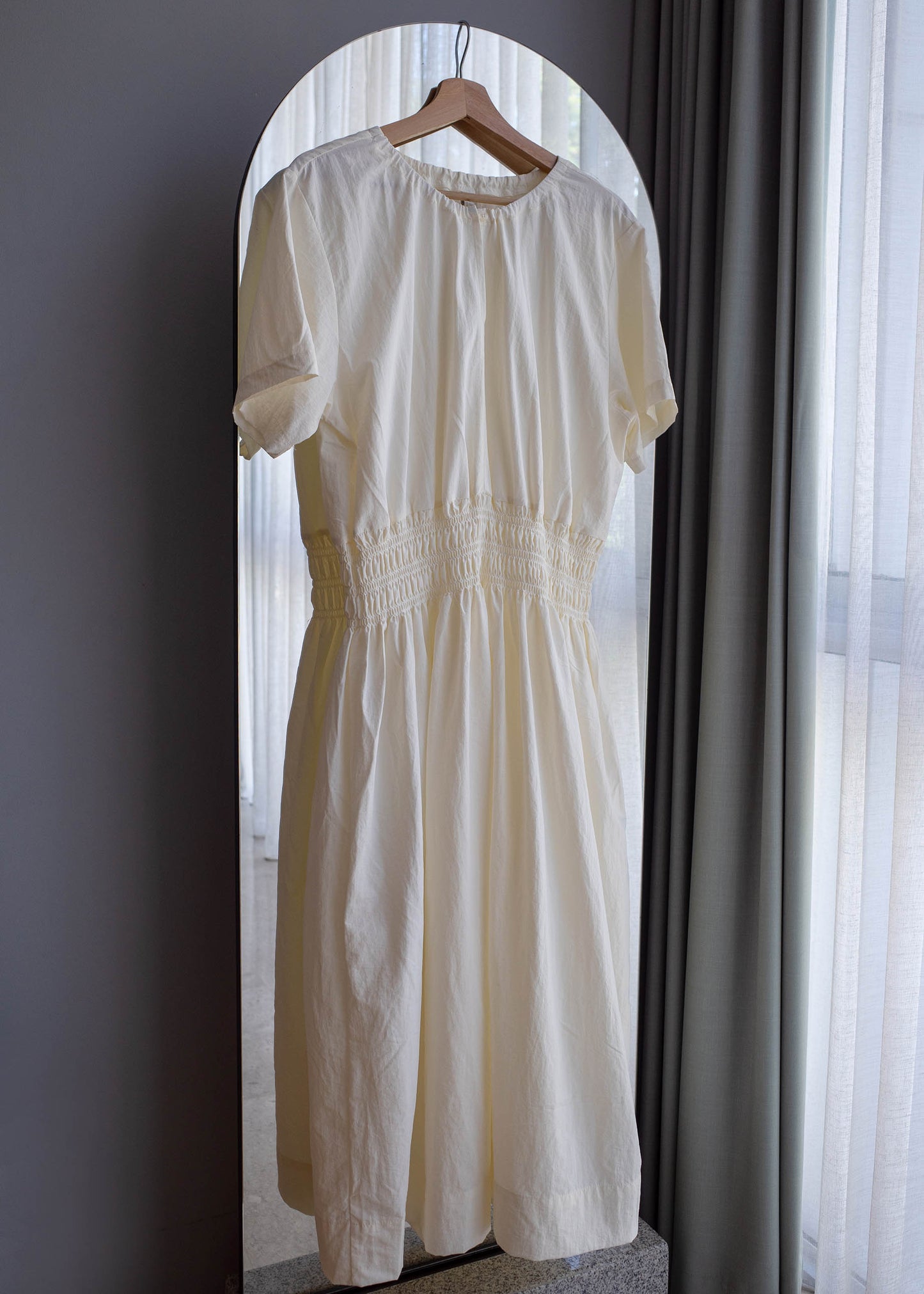Nylon smock dress