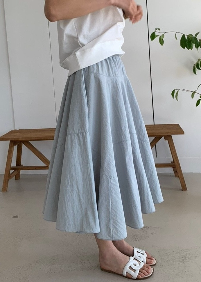 Nylon A line skirt