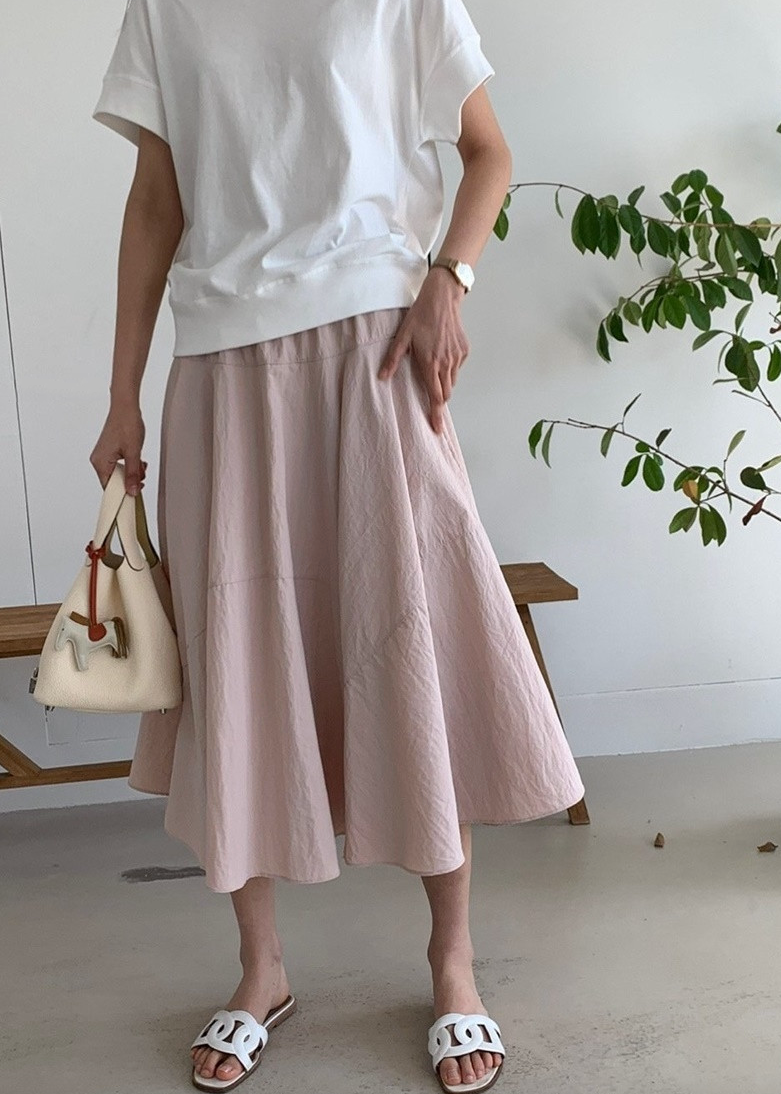 Nylon A line skirt