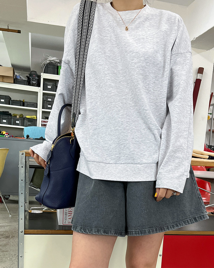 A line grey shorts