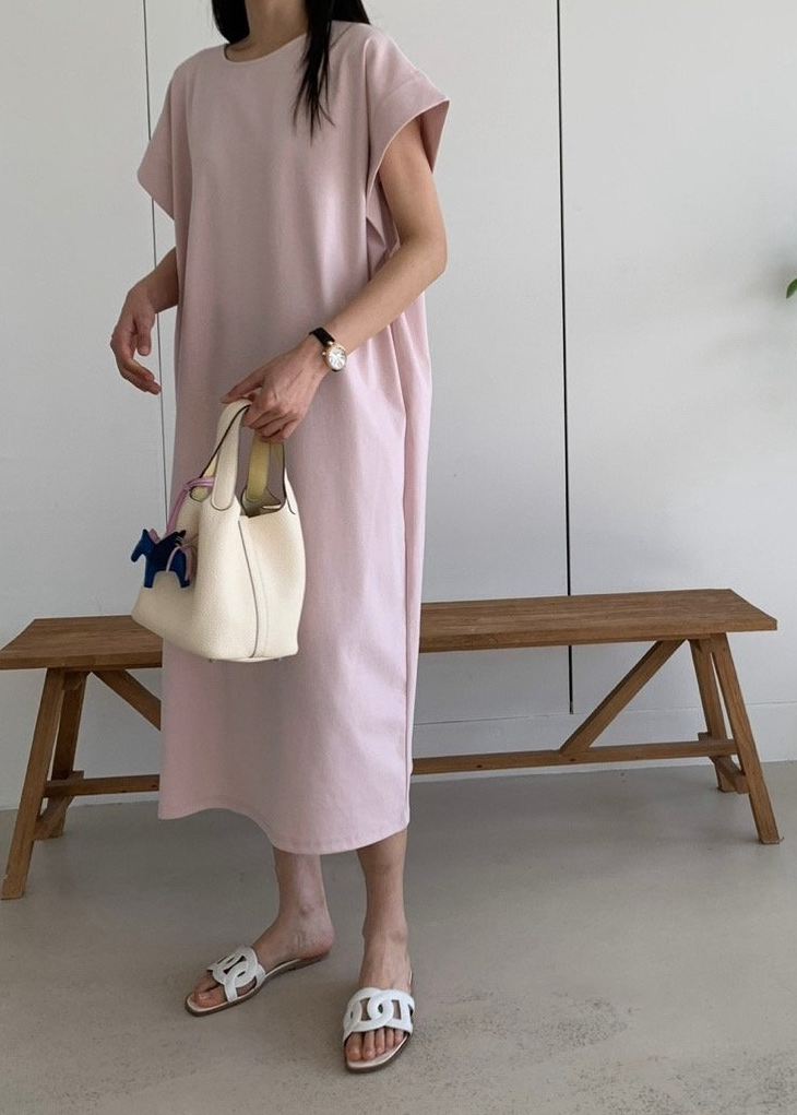 Cotton boxy dress