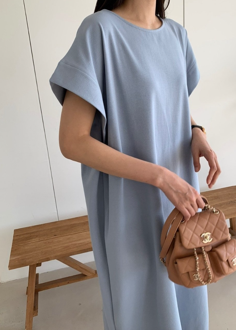 Cotton boxy dress