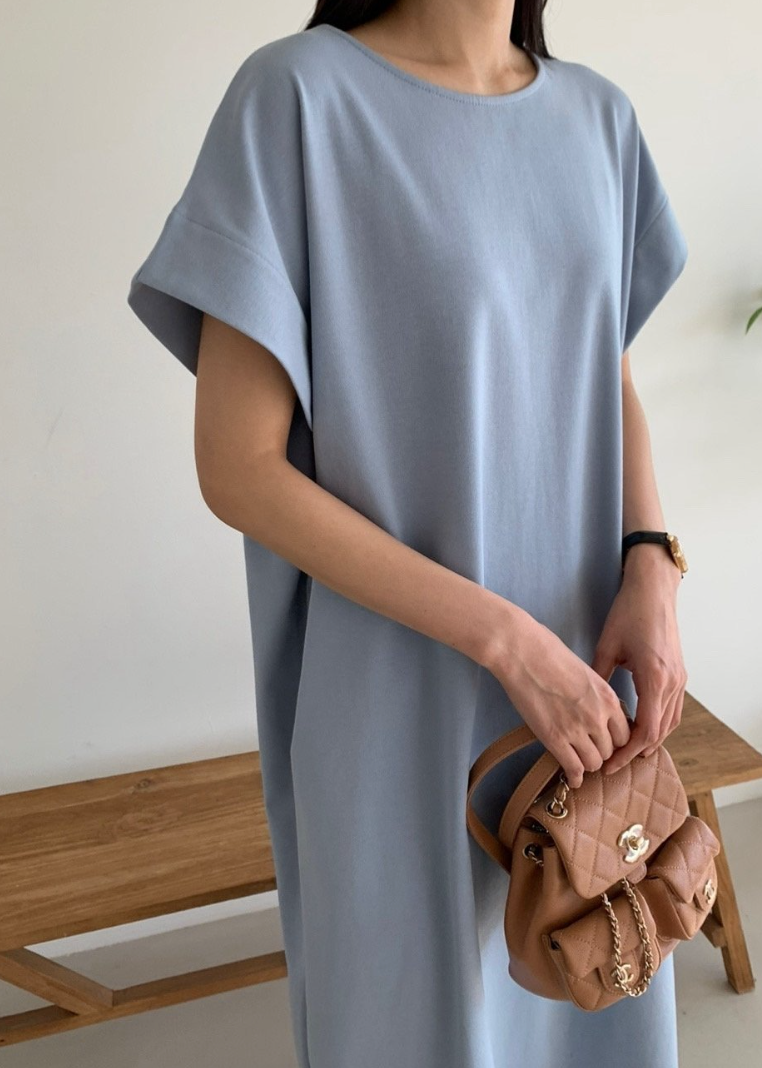 Cotton boxy dress