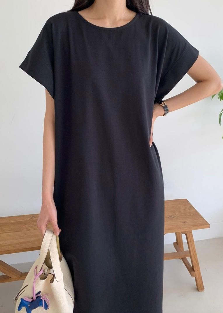 Cotton boxy dress