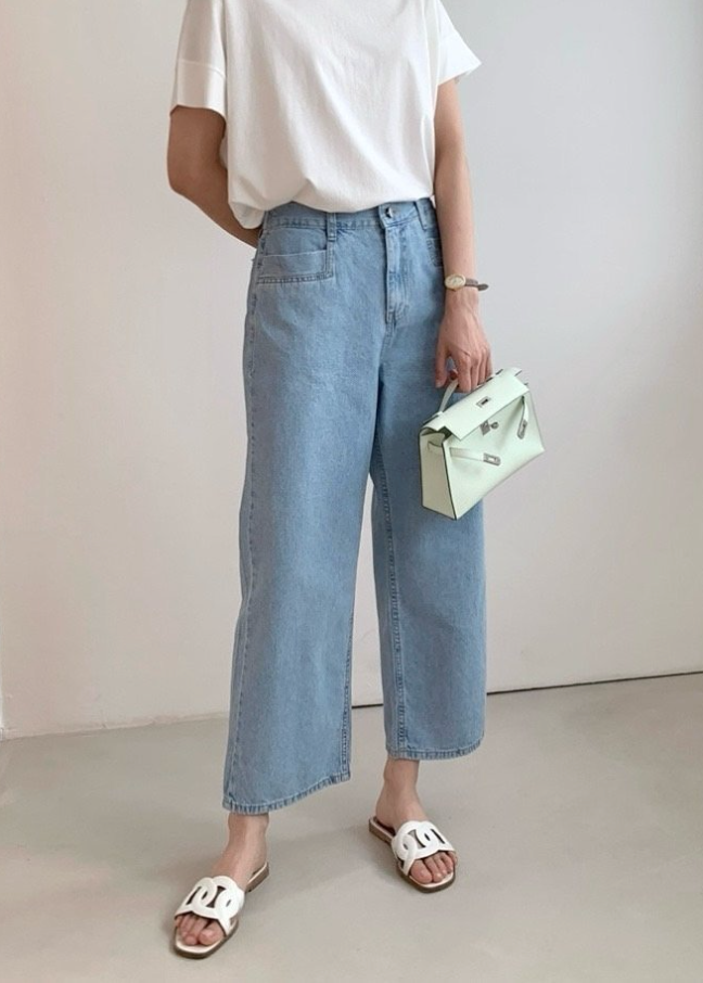 Summer pocket denim