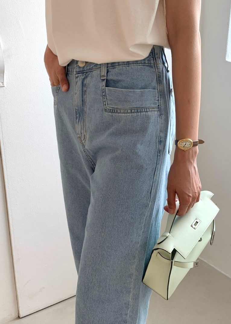 Summer pocket denim