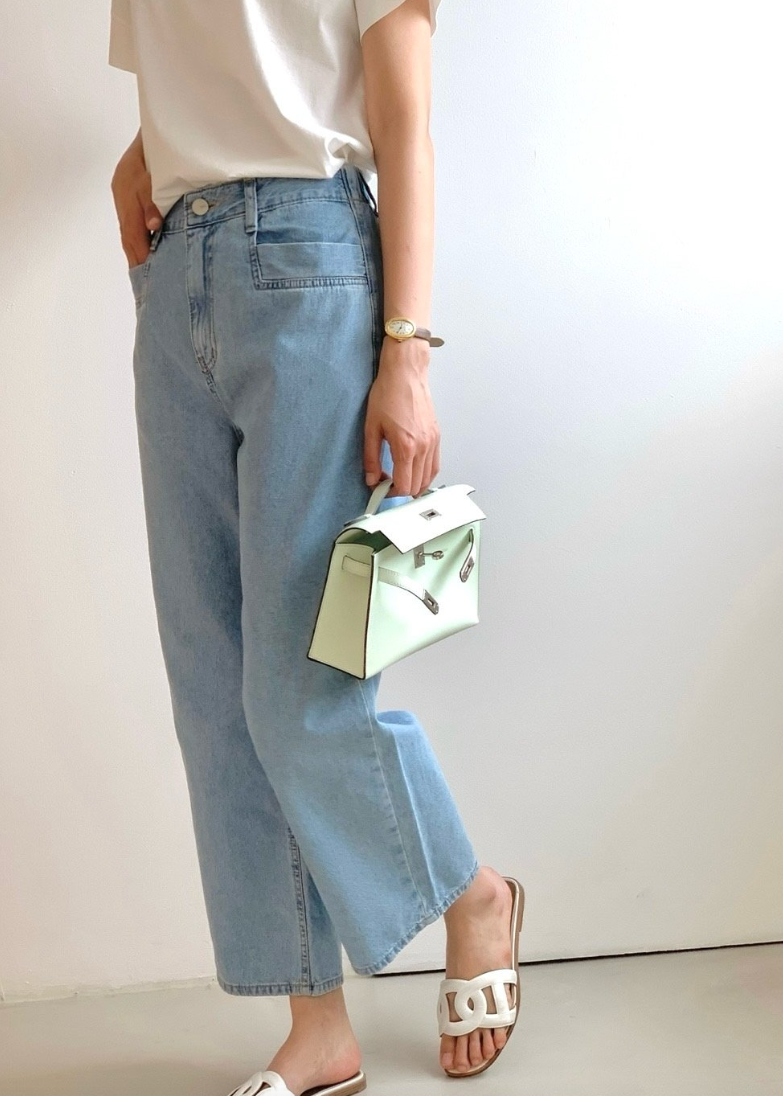 Summer pocket denim