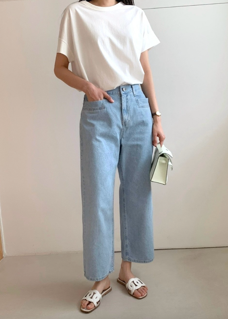 Summer pocket denim