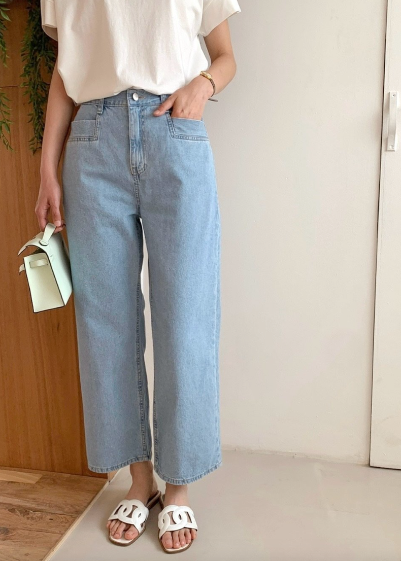 Summer pocket denim