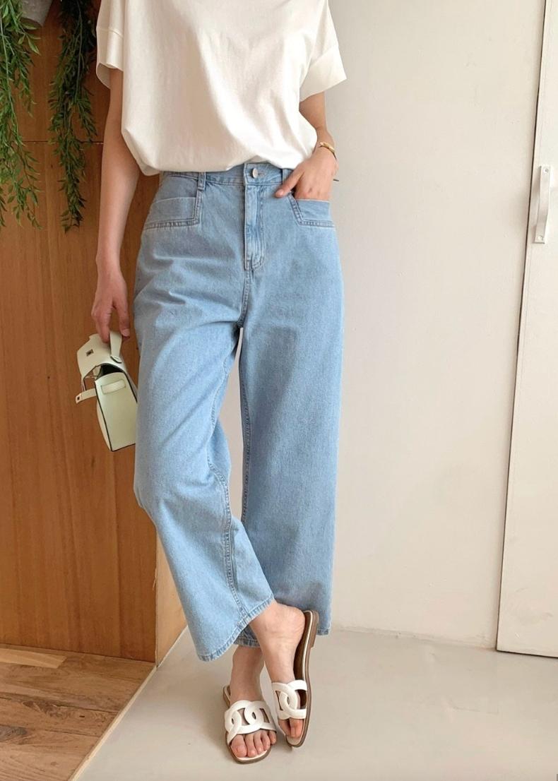 Summer pocket denim