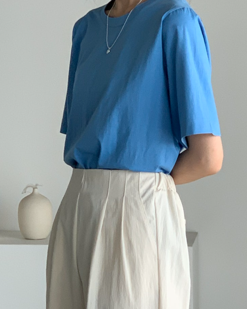 Modern pintuck slacks