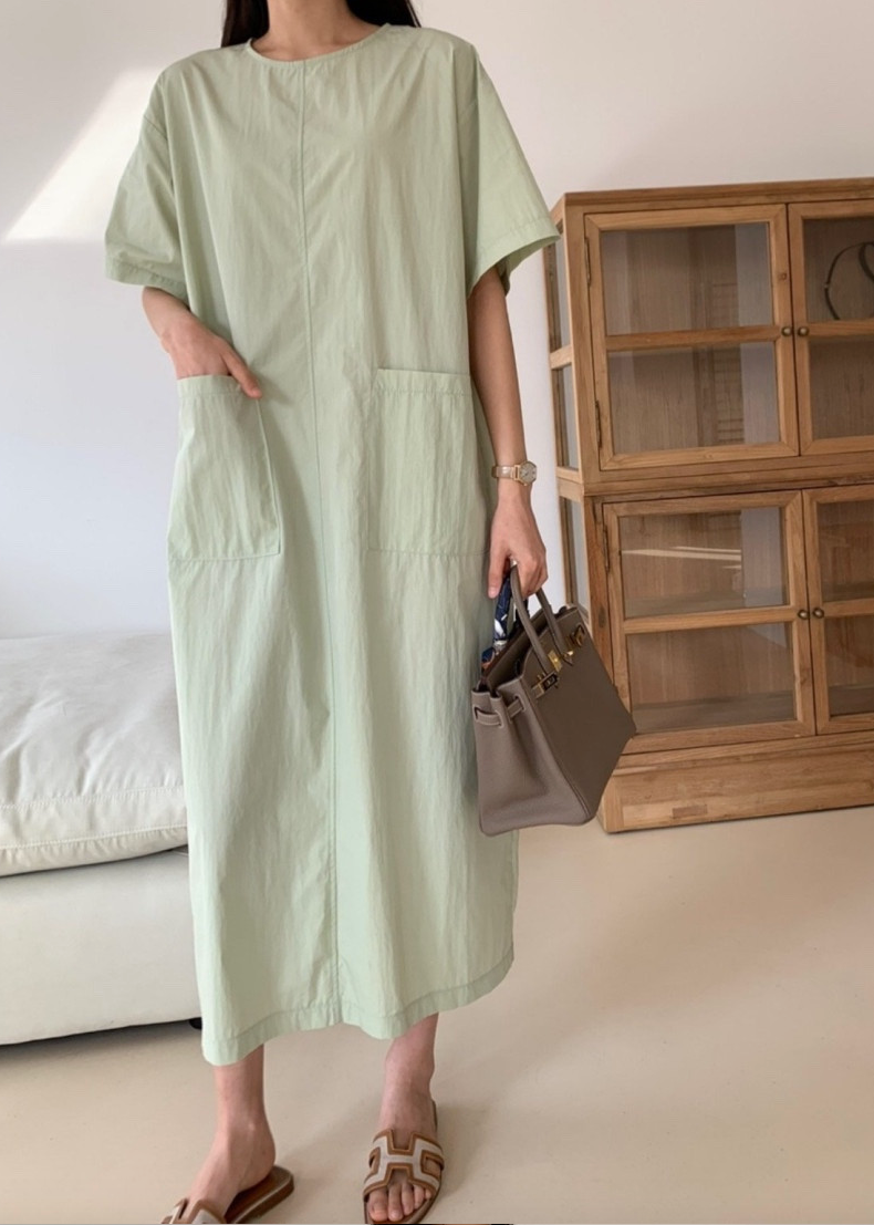 Summer big pocket dress