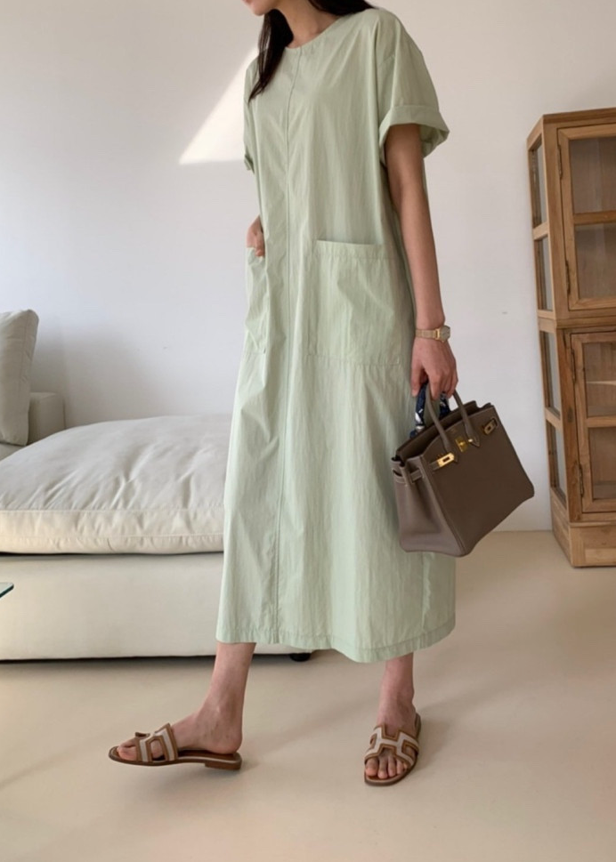 Summer big pocket dress