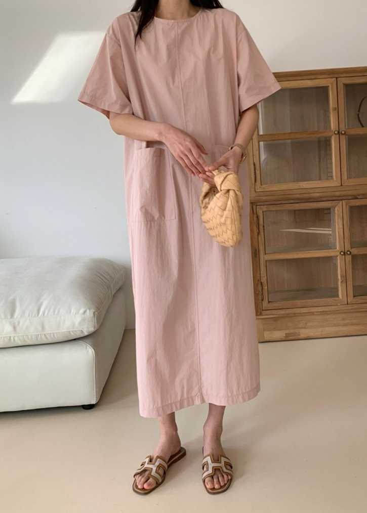 Summer big pocket dress