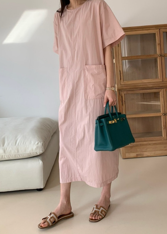 Summer big pocket dress