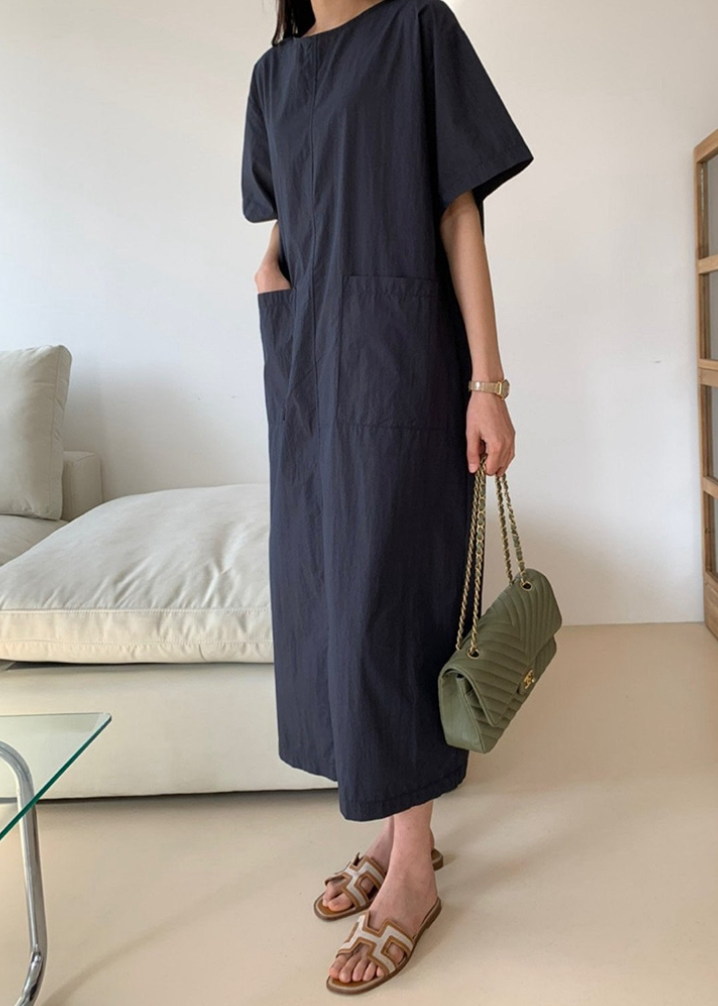 Summer big pocket dress