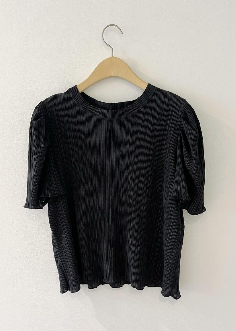 Pleated puff tee