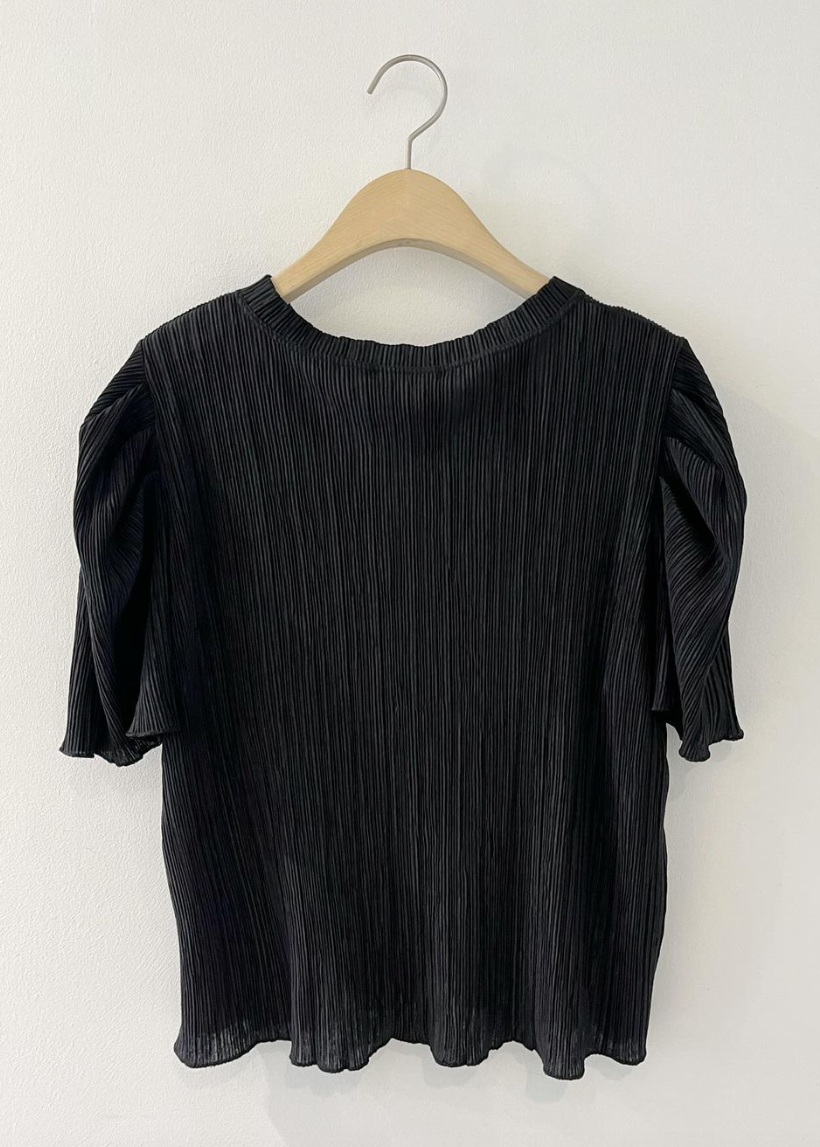 Pleated puff tee