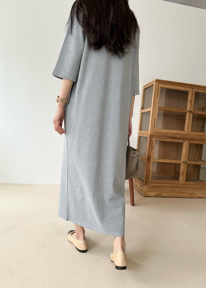 Three-quarter sleeve Pk dress