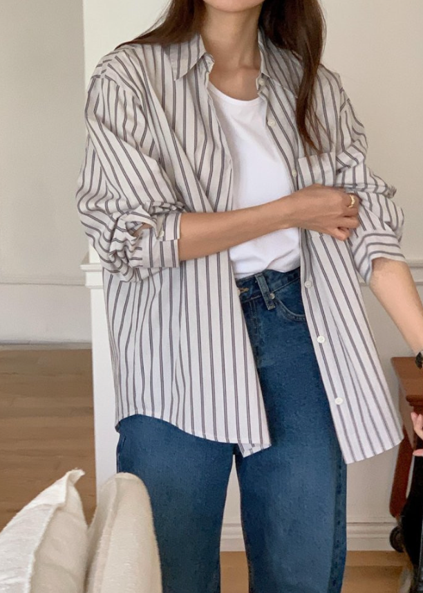 Modern striped shirt