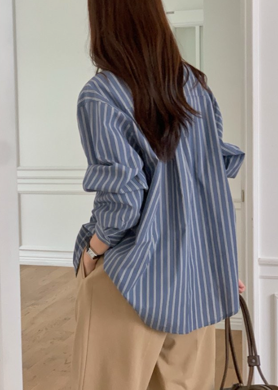 Modern striped shirt