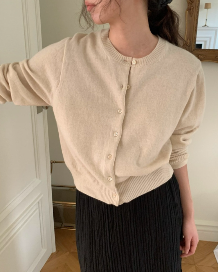 (F/W)Senne cashmere cardigan