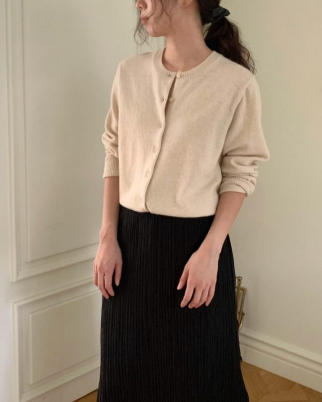 (F/W)Senne cashmere cardigan