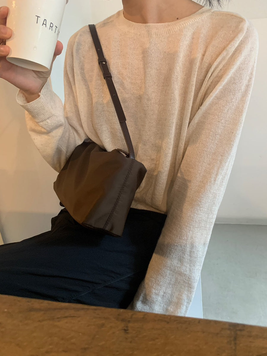 Nylon shoulder bag