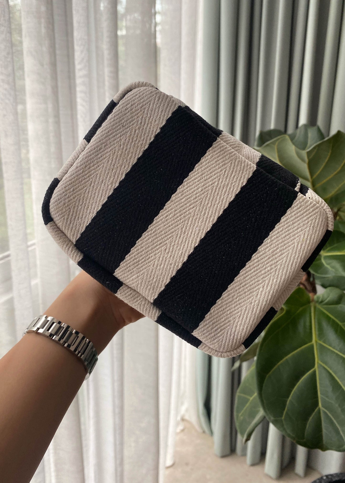 Striped Mini cooler bag